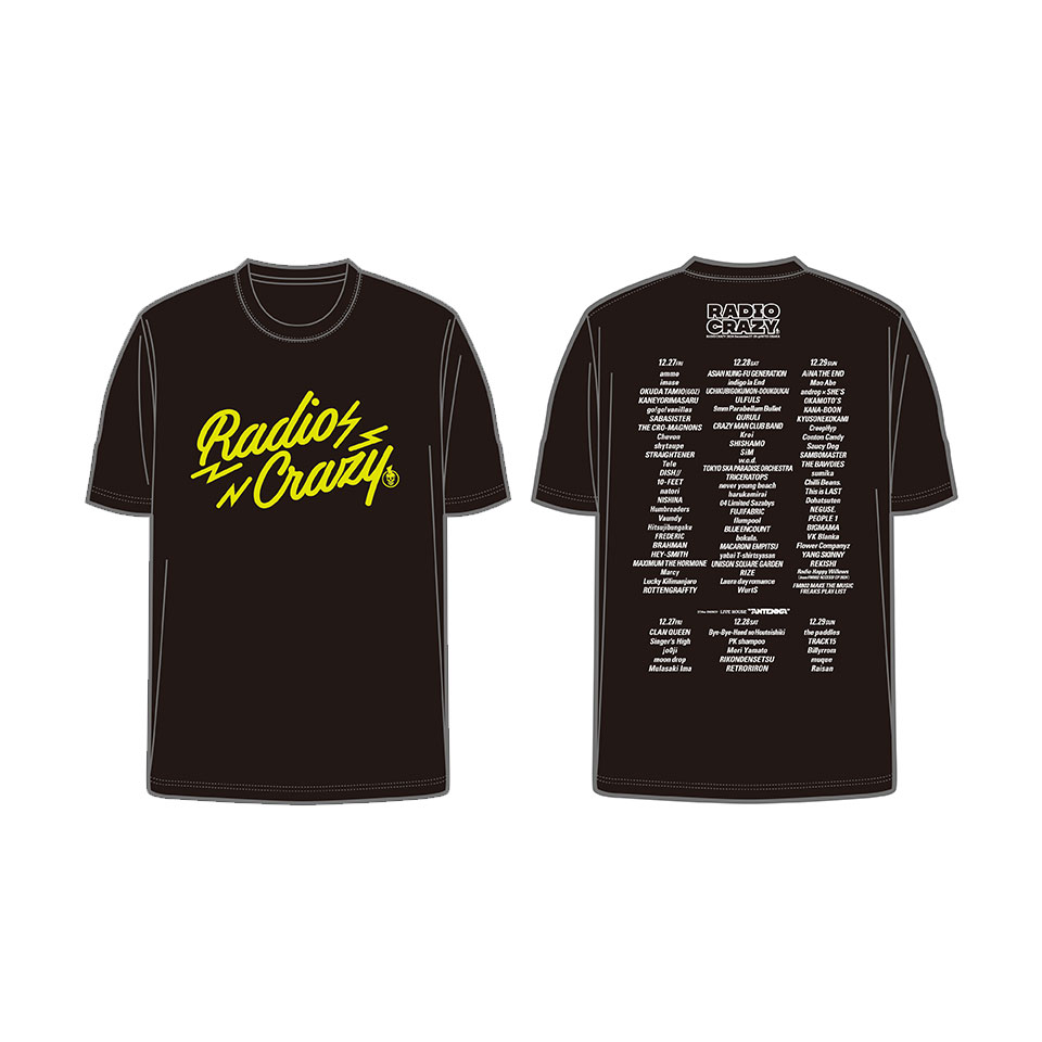 RADIO CRAZY 2024 ネオンTシャツ