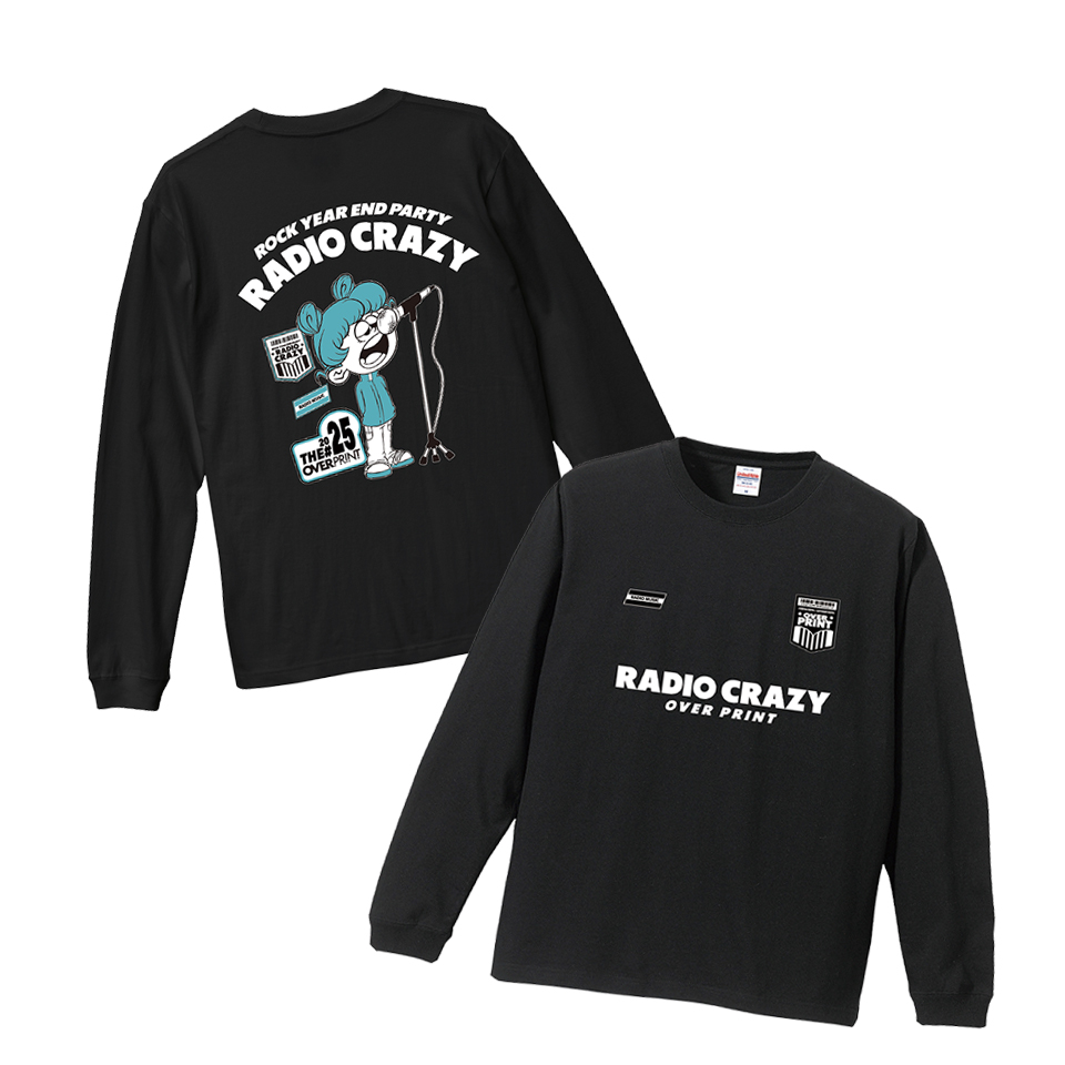 RADIO CRAZY2025 x over print LS Tee