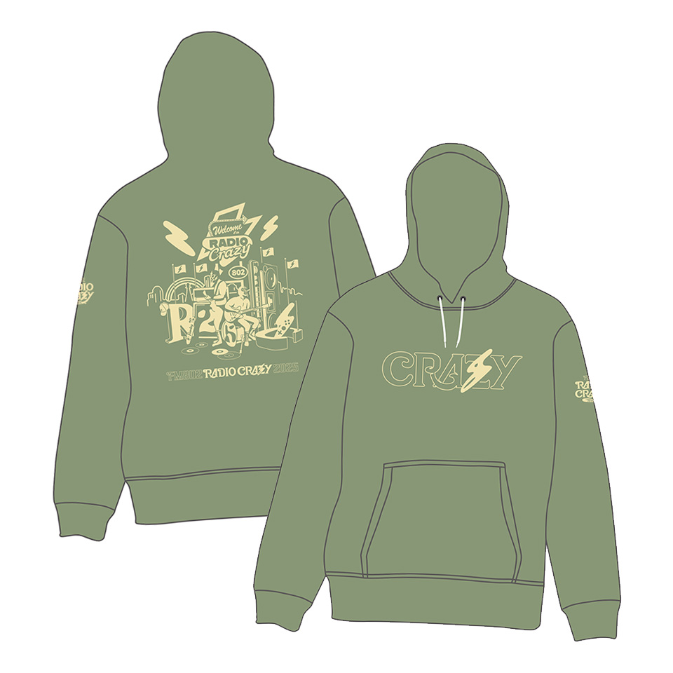 RADIO CRAZY 2025 オフィシャルフーディ