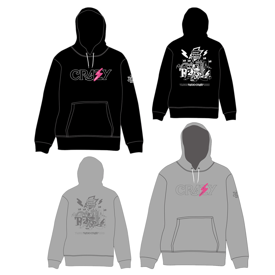 RADIO CRAZY 2025 オフィシャルフーディ