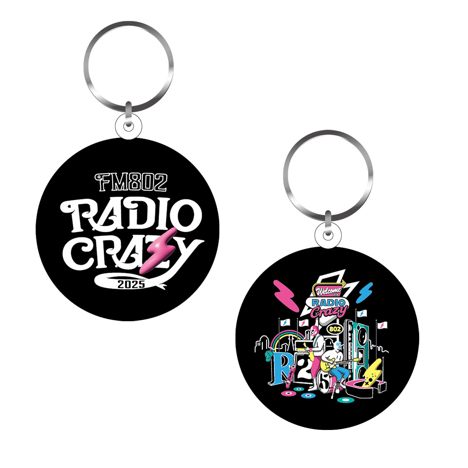 RADIO CRAZY 2025 アクリルキーホルダー メインビジュアル