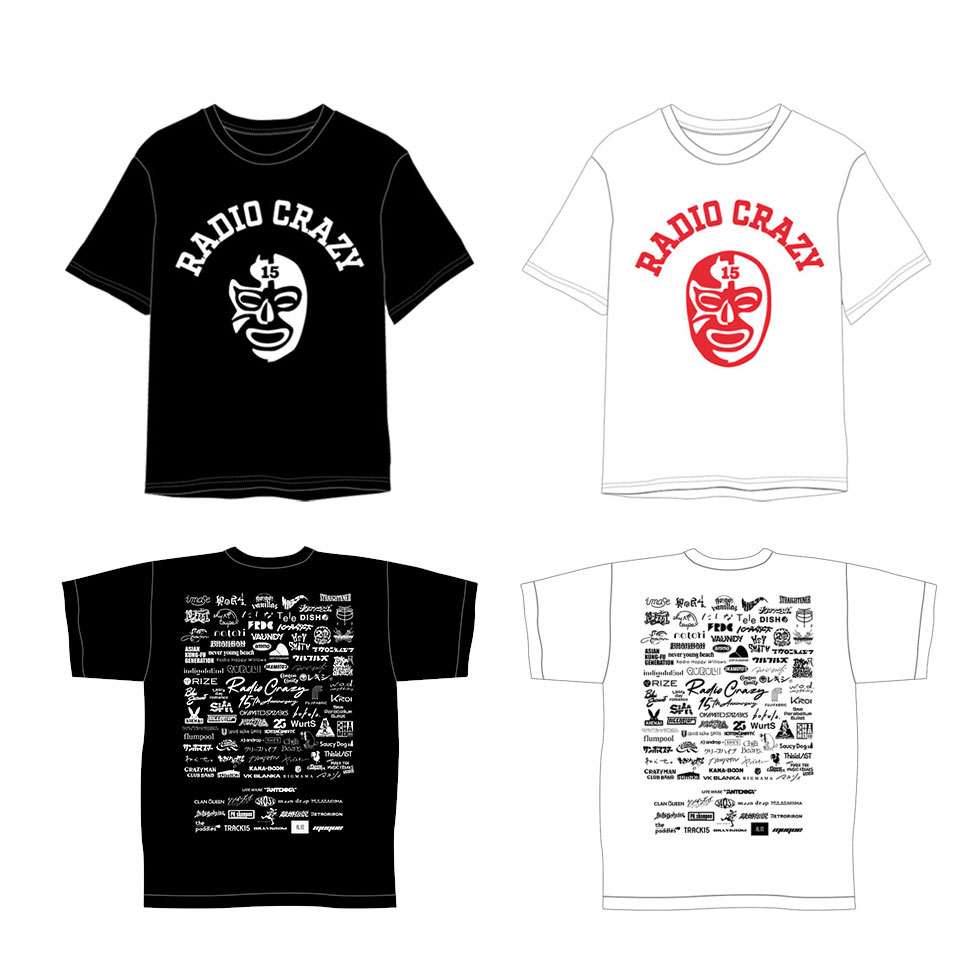 RADIO CRAZY 2024 クレイジーマンTシャツ