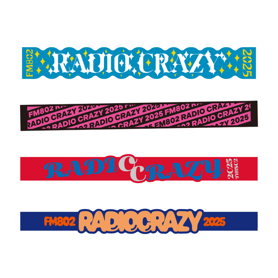 RADIO CRAZY 2025 ラバーバンド